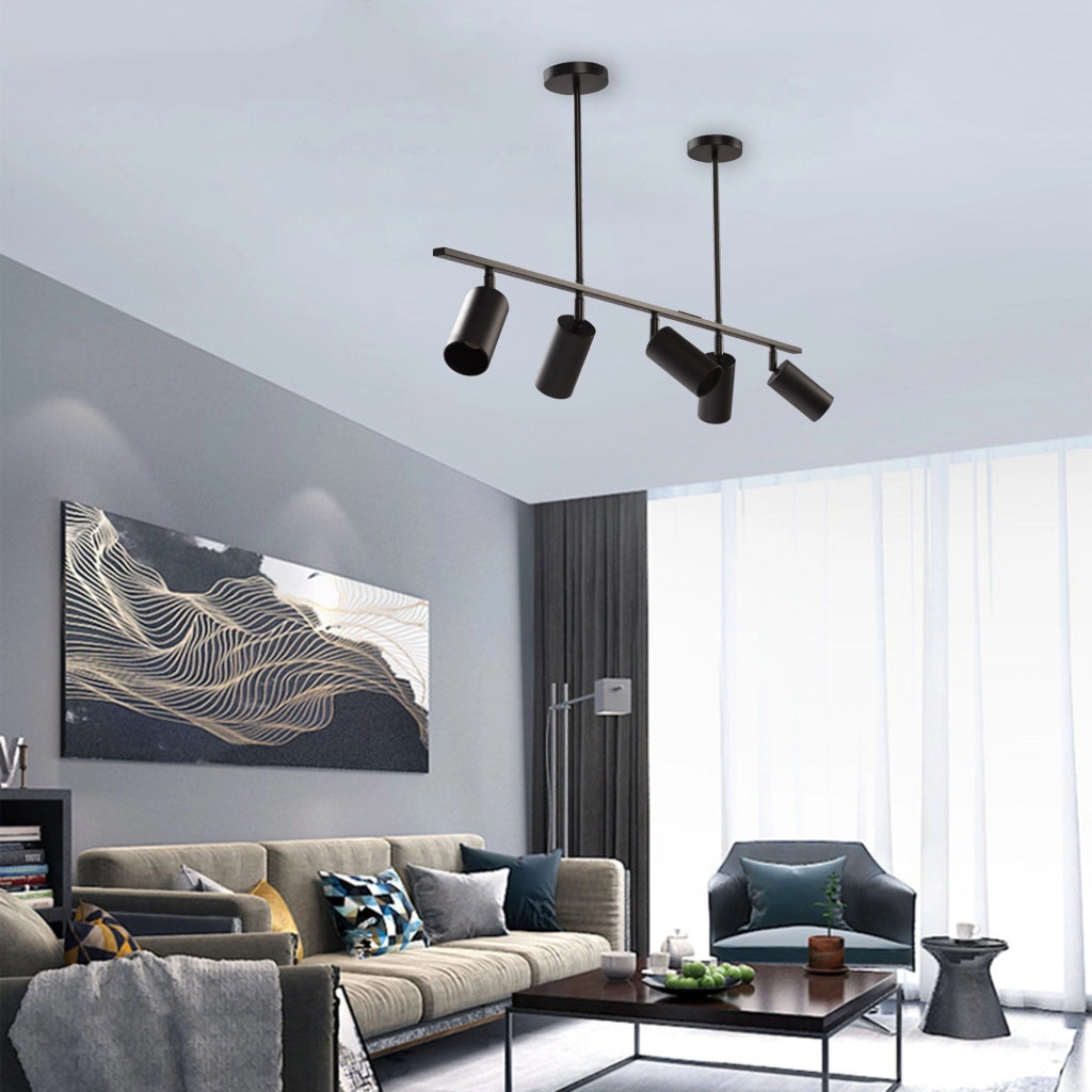 Lampada Pensile Metallo Black Loft APP611-5C