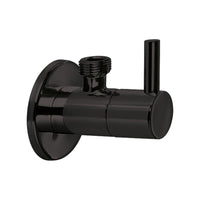 Lineabeta - Rubinetto arresto tondo uscita 3/8 in ottone nero