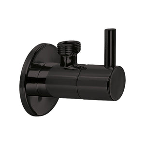 Lineabeta - Rubinetto arresto tondo uscita 3/8 in ottone nero