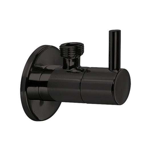 Lineabeta - Rubinetto arresto tondo uscita 3/8 in ottone nero