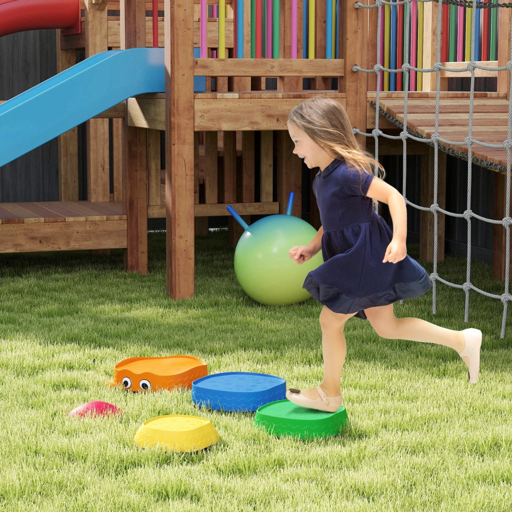 Set di Pietre da Equilibrio per Bambini ¨C zephmum ¨C Multicolore, 5 Pezzi, per Interno ed Esterno