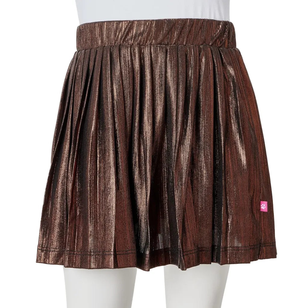 Gonna da Bambina con Brillantini Cognac 116 CFW1009699
