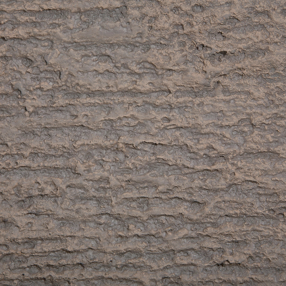 Vaso per piante alto in pietra marrone 40 x 40 x 81 cm Fioriera per interni ed esterni