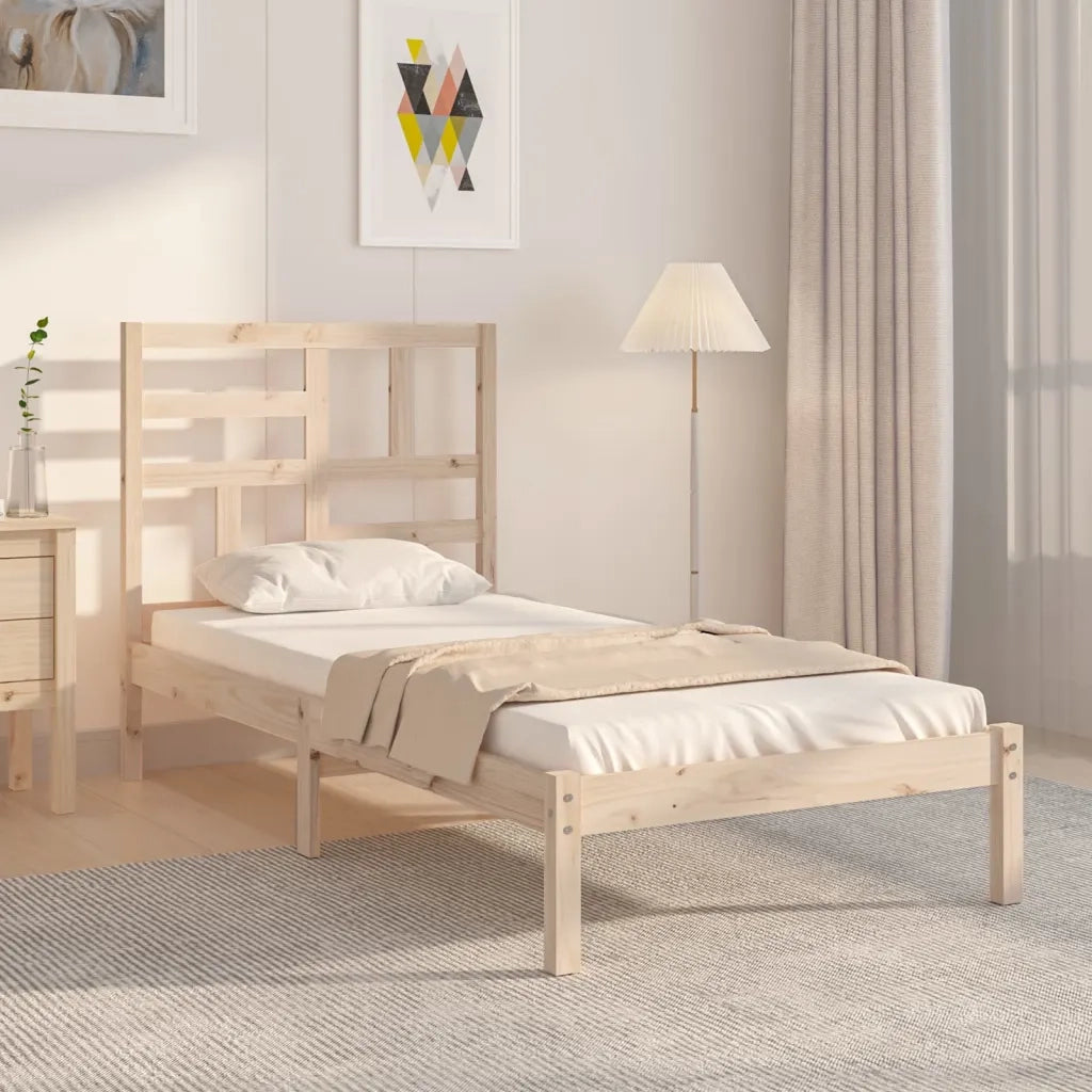 Giroletto-Struttura Letto in Legno Massello 75x190 cm Small Single 753012