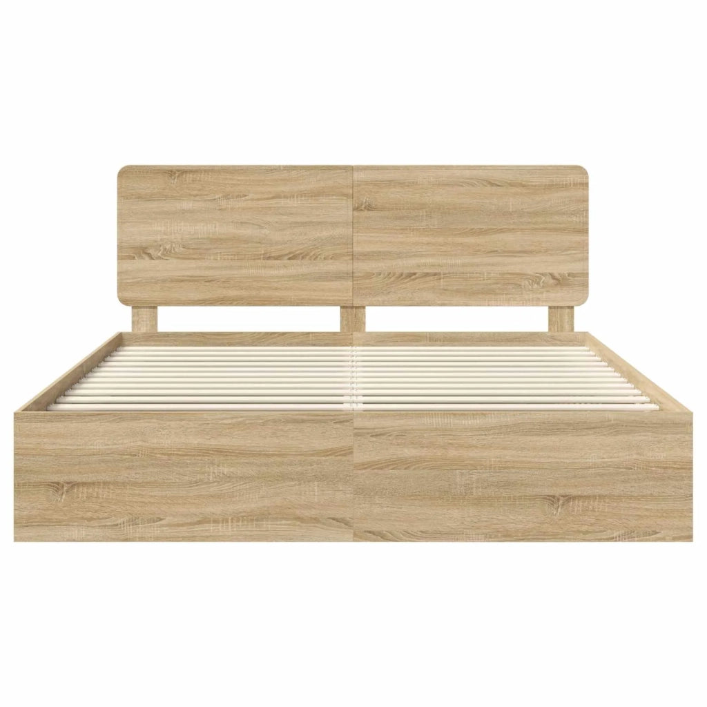 Struttura del letto Sonoma 200 x 200 cm Pino massello 3412445