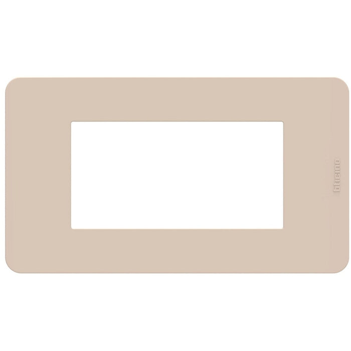 Placca Bticino MatixGO Tones 4 moduli ritual JA4804TR