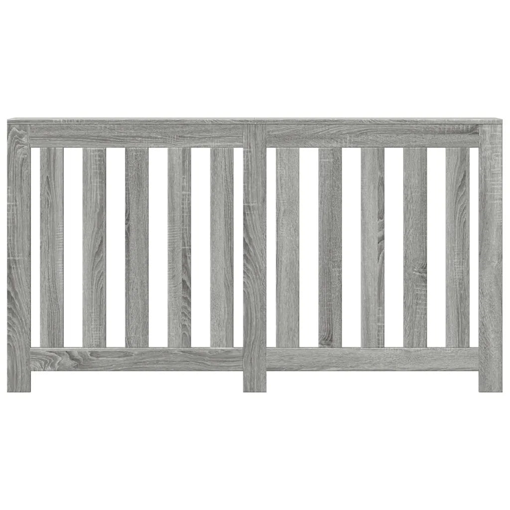 vidaXL Copertura Termosifone Grigio Sonoma 149x20x82 Legno Multistrato