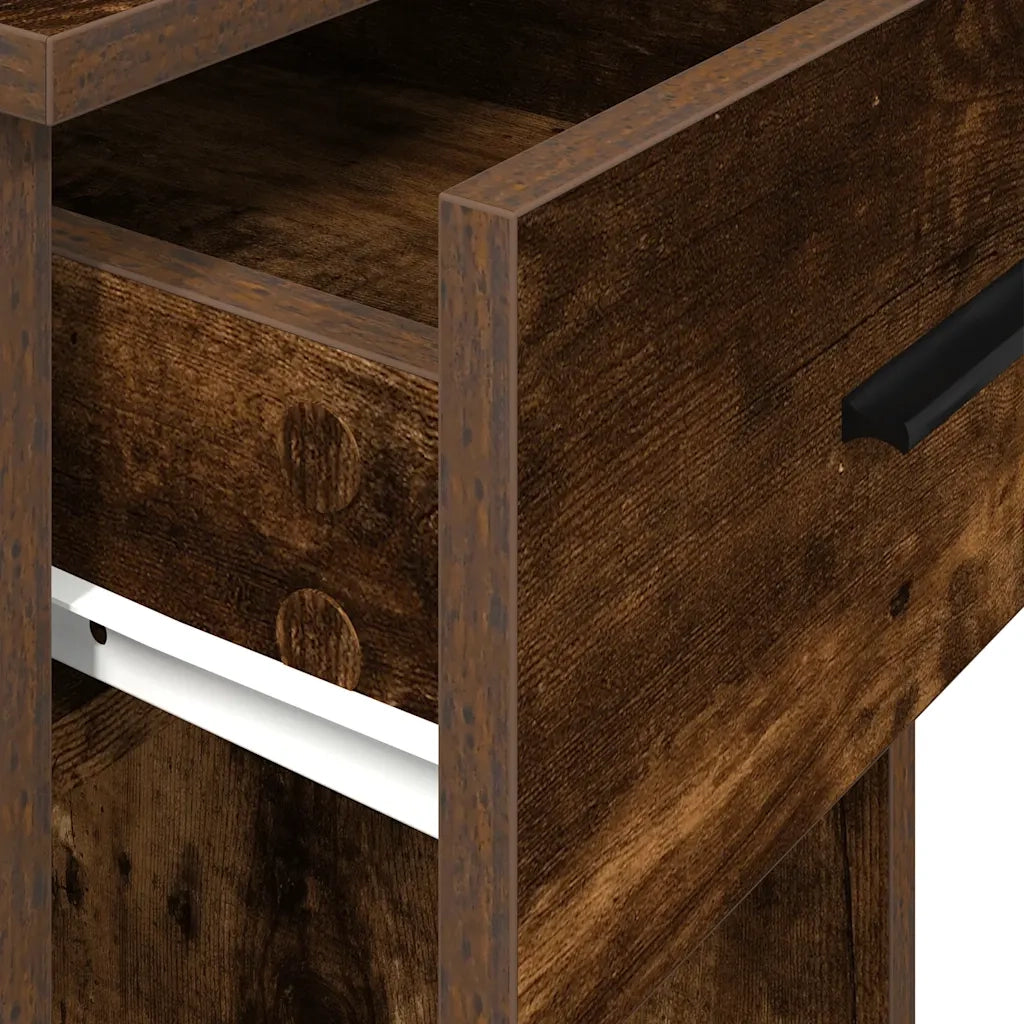 Supporto per Computer a Torre con Cassetto Rovere 35x45x77 cm CFW4141549