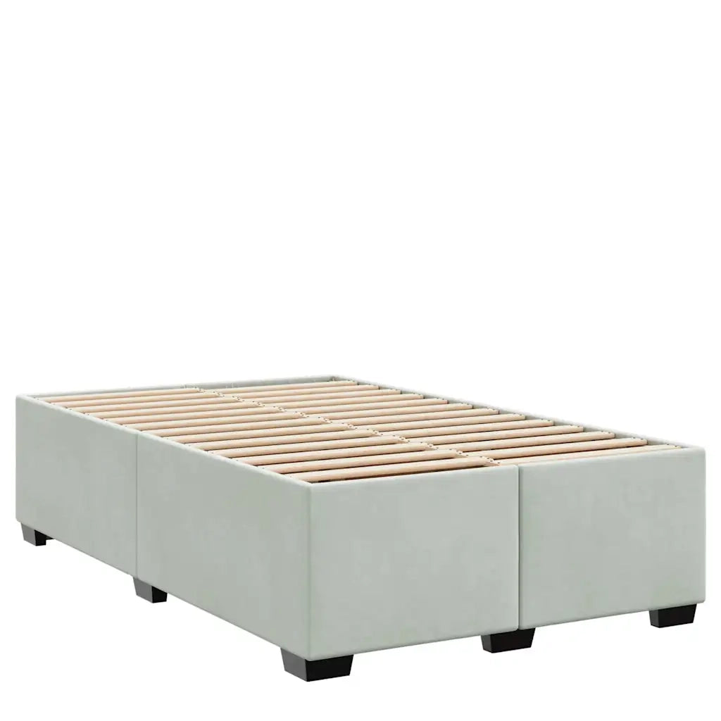 Struttura del letto Grigio chiaro 120 x 190 cm Tessuto 3399278