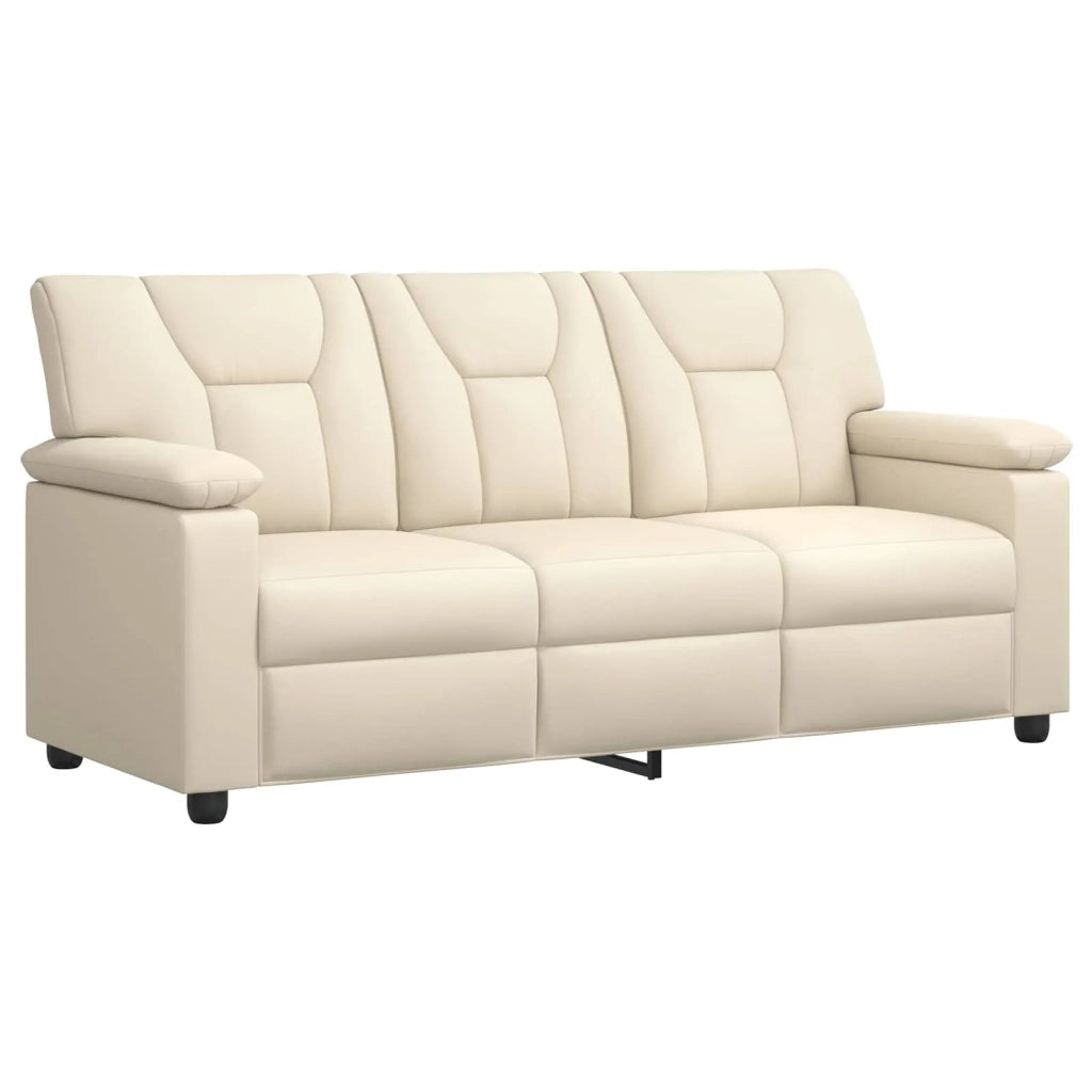Set di divani 2 pcs Crema Similpelle 3430567