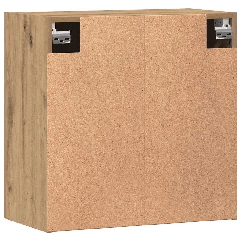 Armadietto a Muro Rovere Artigianale 60x31x60 cm in Truciolato 857307