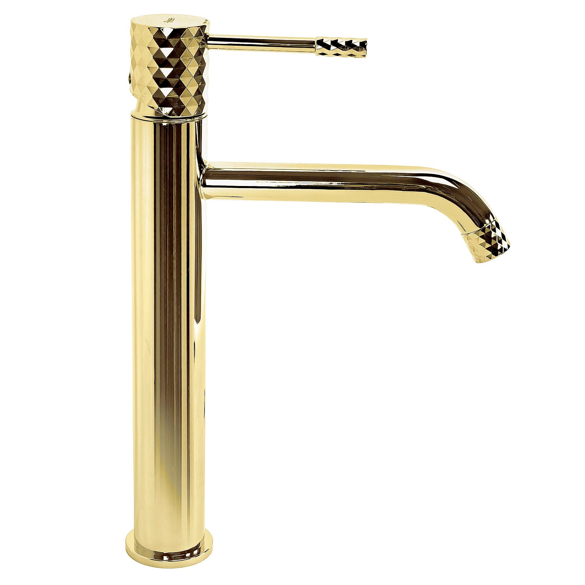 Rubinetto Da Lavabo Rea Lungo Diamond Gold High