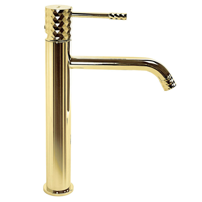 Rubinetto Da Lavabo Rea Lungo Diamond Gold High