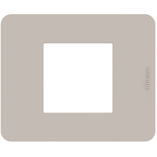 Placca Bticino MatixGO Tones 2 moduli sand JA4802TS