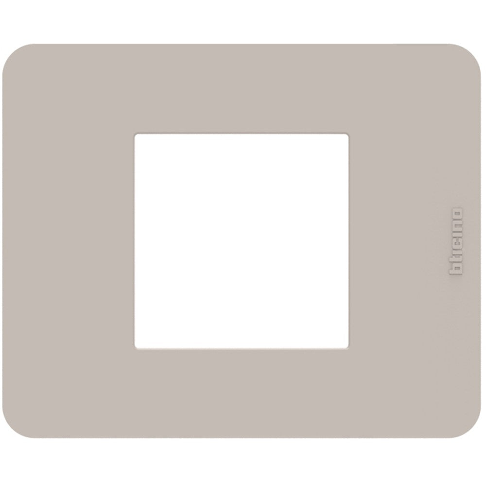 Placca Bticino MatixGO Tones 2 moduli sand JA4802TS