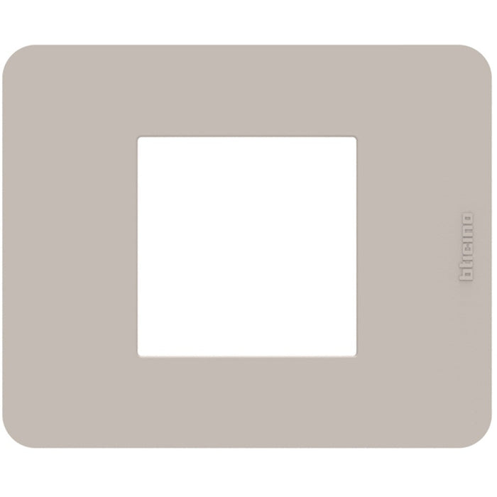 Placca Bticino MatixGO Tones 2 moduli sand JA4802TS