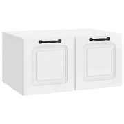 Mobile Porta TV da Muro Bianco Lucido 59,5 x 41 x 30 cm