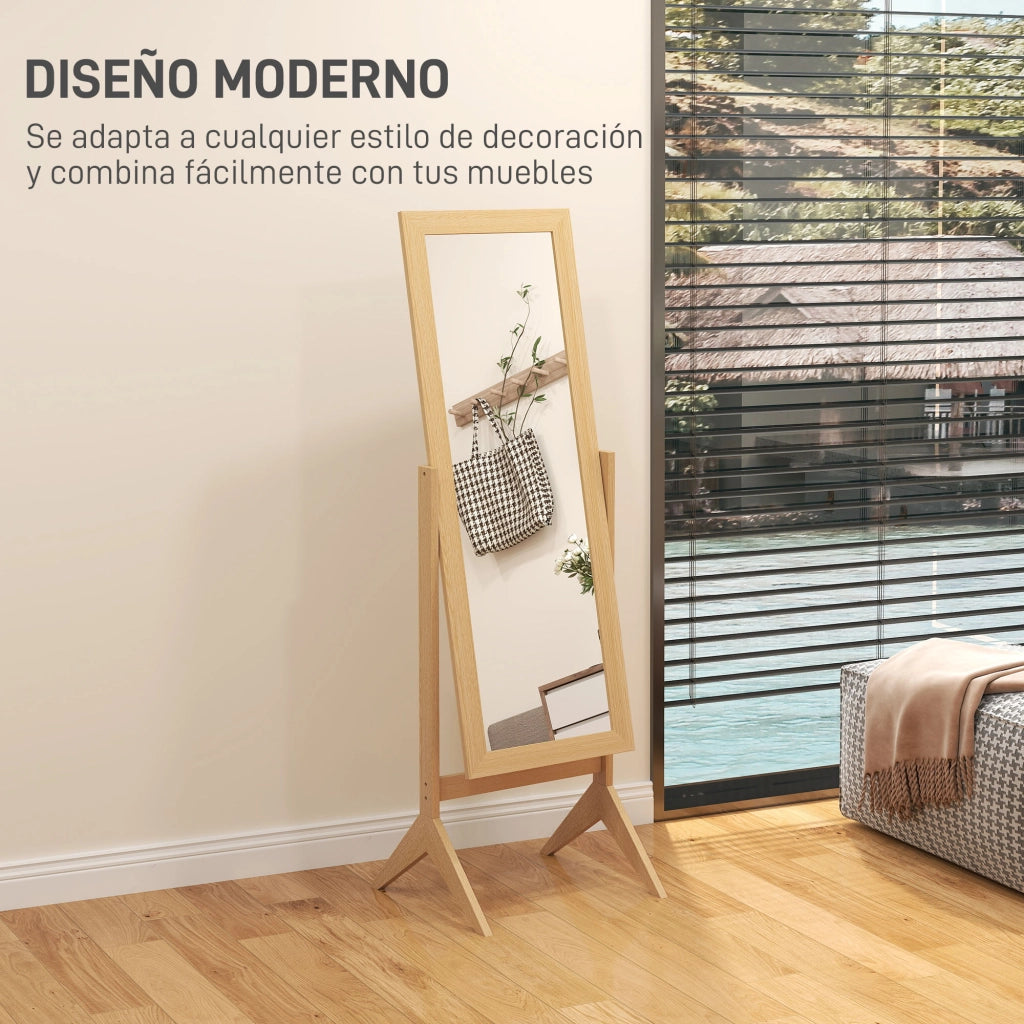 Specchio a Pieno Corpo ¨C zephmum ¨C Roble 47x46x148 cm