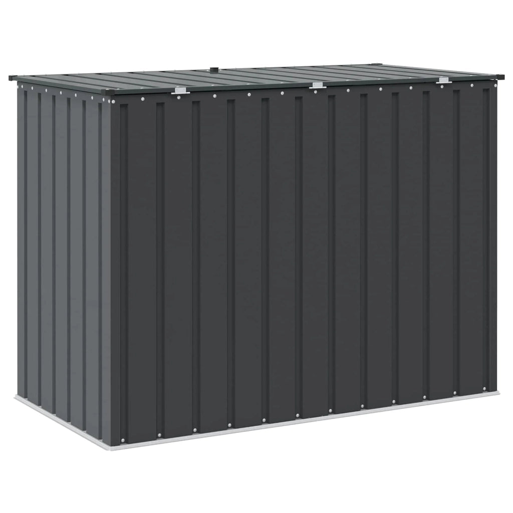 Scatola di Stoccaggio per Giardino Nero 151,5 x 82 x 110,5 cm