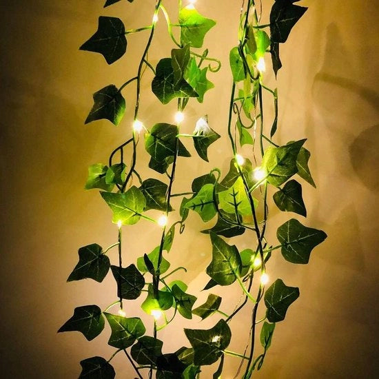 Lanterne a LED in Rete di Ivy Verde con Batteria - Decorazione per Casa, Giardino e Matrimonio.