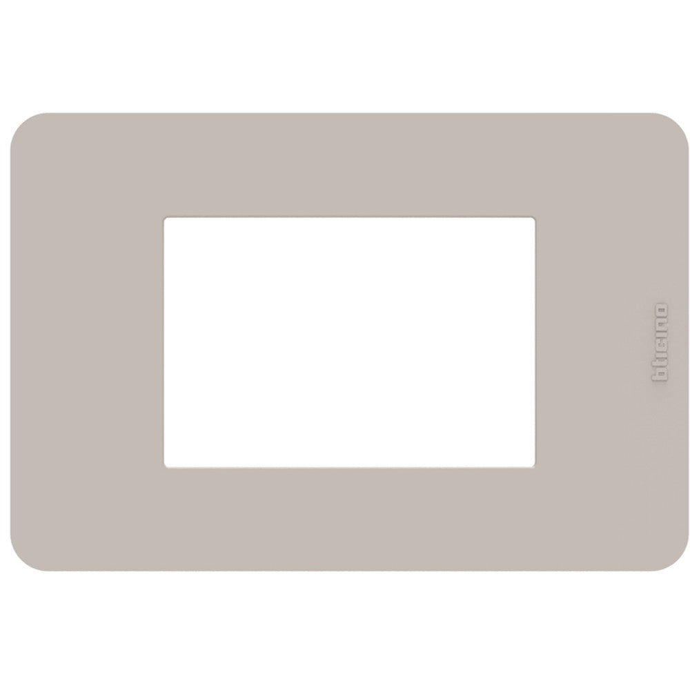 Placca Bticino MatixGO Tones 3 moduli sand JA4803TS