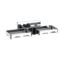 Supporto doccia a parete con mensoline portasapone