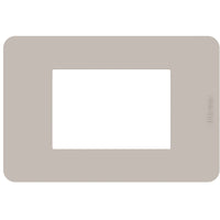 Placca Bticino MatixGO Tones 3 moduli sand JA4803TS