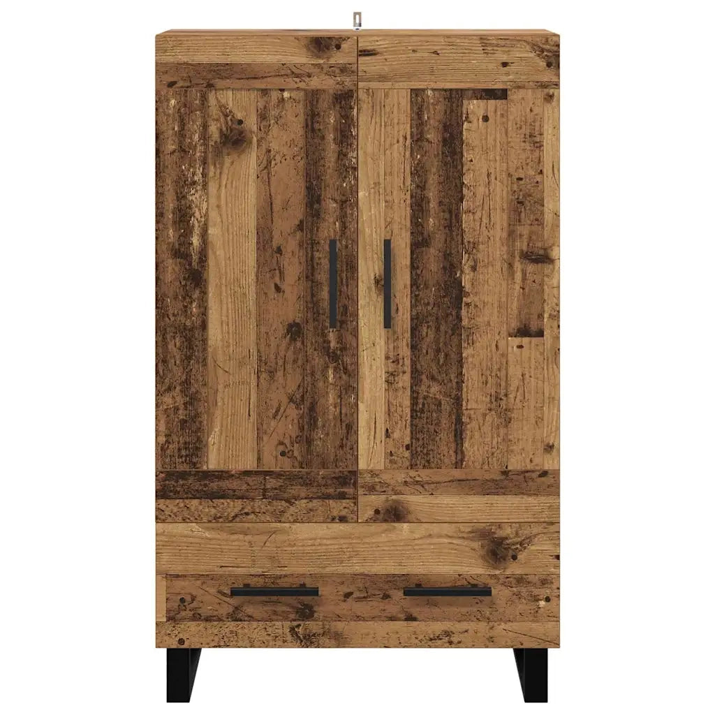 Credenza | Madia | Buffet da pranzo | Armadio da pranzo Legno vecchio 69,5 x 31 x 115 cm Legno multistrato