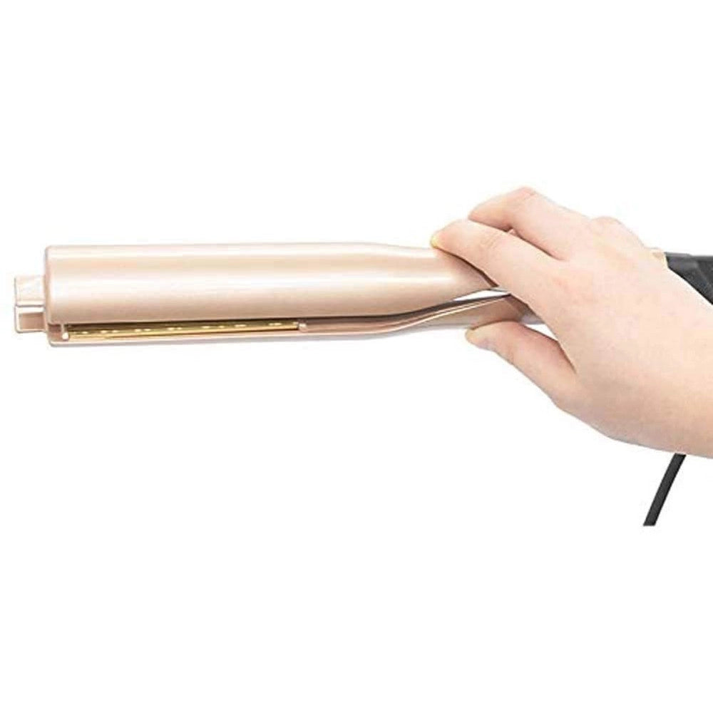 Trade Shop - Piastra Per Acconciatura Capelli 2in1 Ricci E Lisci Twistline Hair Curling Iron -