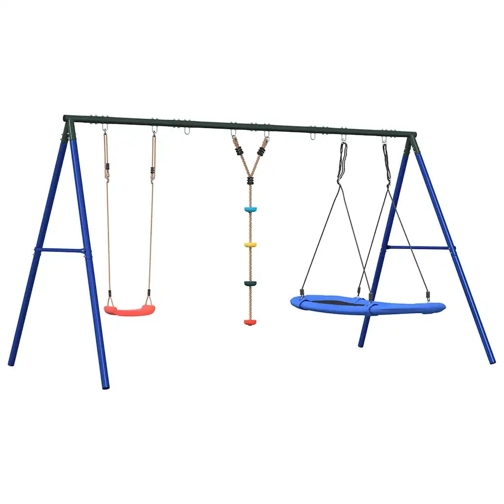 Set Gioco Esterno Altalena, Altalena a Disco e Altalena a Nido CFW4466172