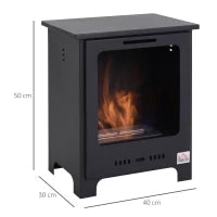 Caminetto a Bioetanolo Più Efficiente ed Ambientale Capacità Massima Combustile 0.9 Litri per una Fiamma fino a 3 Ore