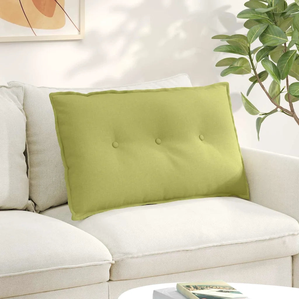 Cuscino per Schiena | Cuscino dorsale Verde chiaro 80 x 19 x 50 cm Tessuto