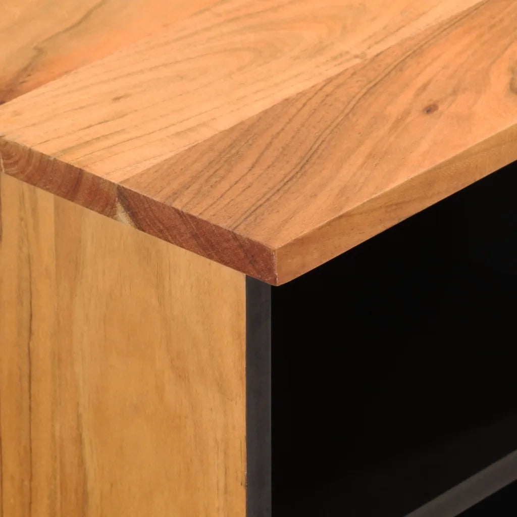 Mobile Porta TV 80x33x46 cm in Legno Massello di Acacia 356872