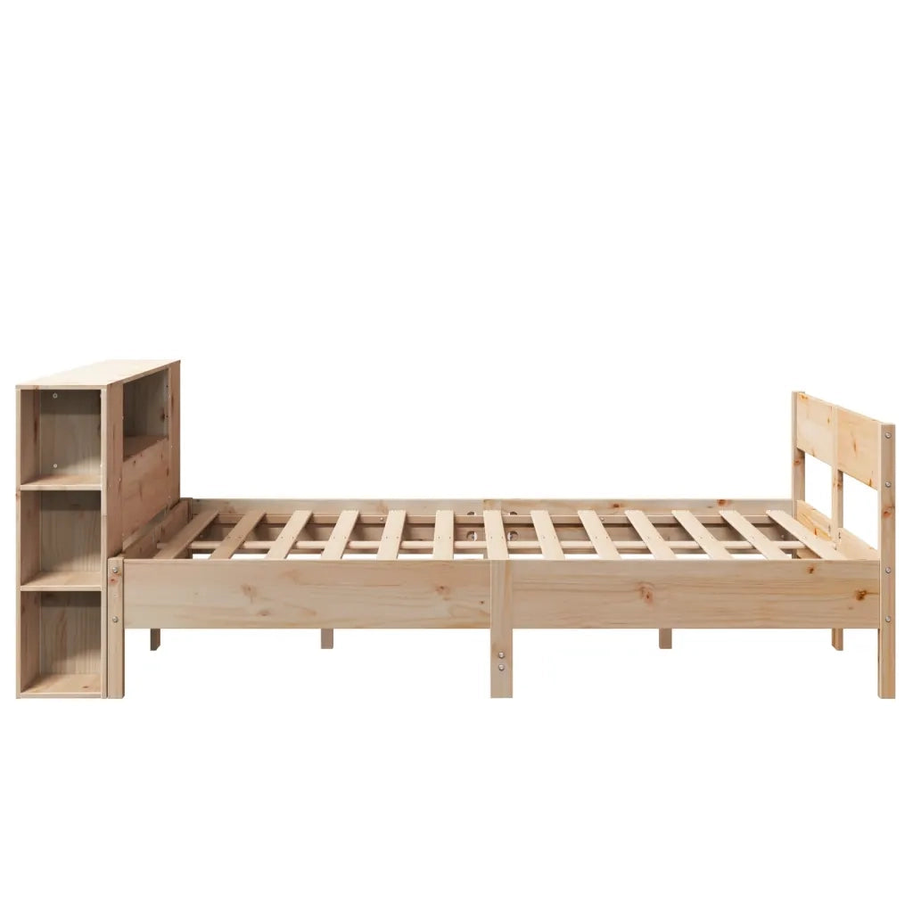Letto Libreria senza Materasso 135x190 cm in Legno di Pino 3322957