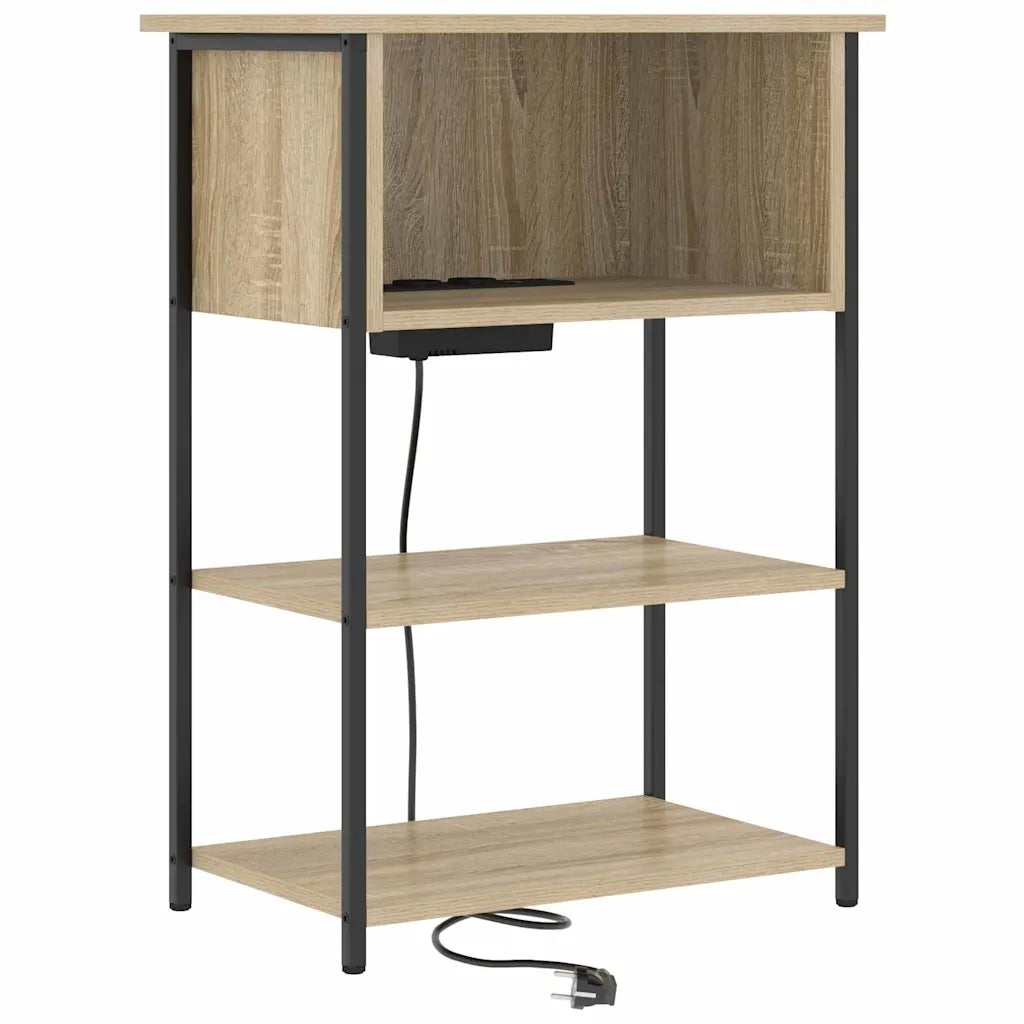 vidaXL Armadio da Notte rovere sonoma 55 x 31 x 76 cm