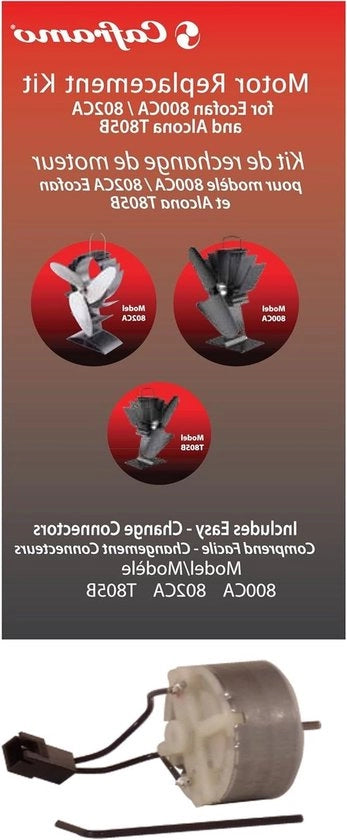 Kit di sostituzione motore per T805 Box ventilata per camino in legno - MRKCA02BX Model