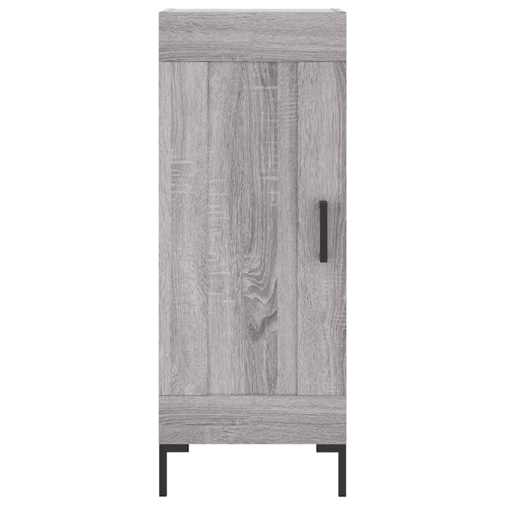 Credenza-Buffet-Armadio da cucina Grigio Sonoma 34,5x34x90 cm in Legno Multistrato 749620