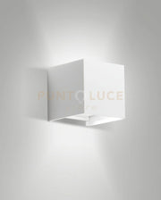 CUBA APPLIQUE DA ESTERNO  A LED DOPPIA EMISSIONE 12W 3000K 1448LM BIANCA IP54