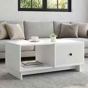 Tavolino da salotto Bianco 90 x 50 x 40 cm Legno ingegnerizzato 894035