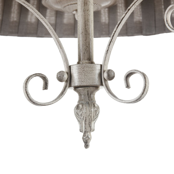 Lampadario Elegant in Metallo Felicita Beige