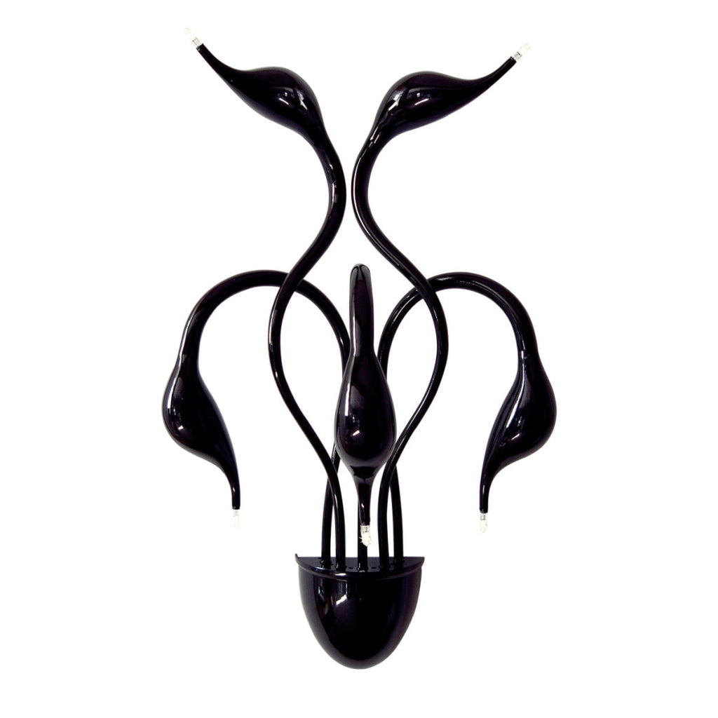 Applique moderna Italux Swan MB8098-5A LED 5xG4 nera