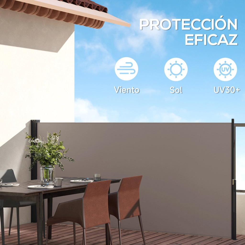 Tenda laterale retrattile ¨C zephmum ¨C Grigio chiaro