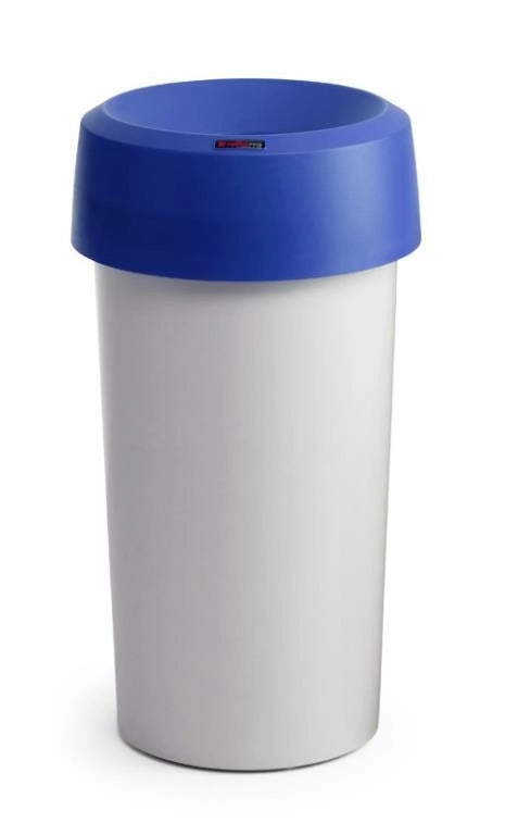 Pattumiera Bidone indifferenziata rothopro haccp blu e grigio 50 litri