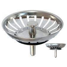 Griglia tappo in acciaio x pilet ta c guarniz. in gomma x lavello