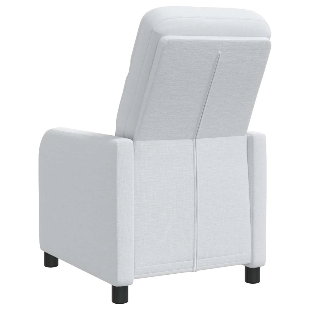 Divano Sedia-Poltrona reclinabile Bianco Tessuto 983864