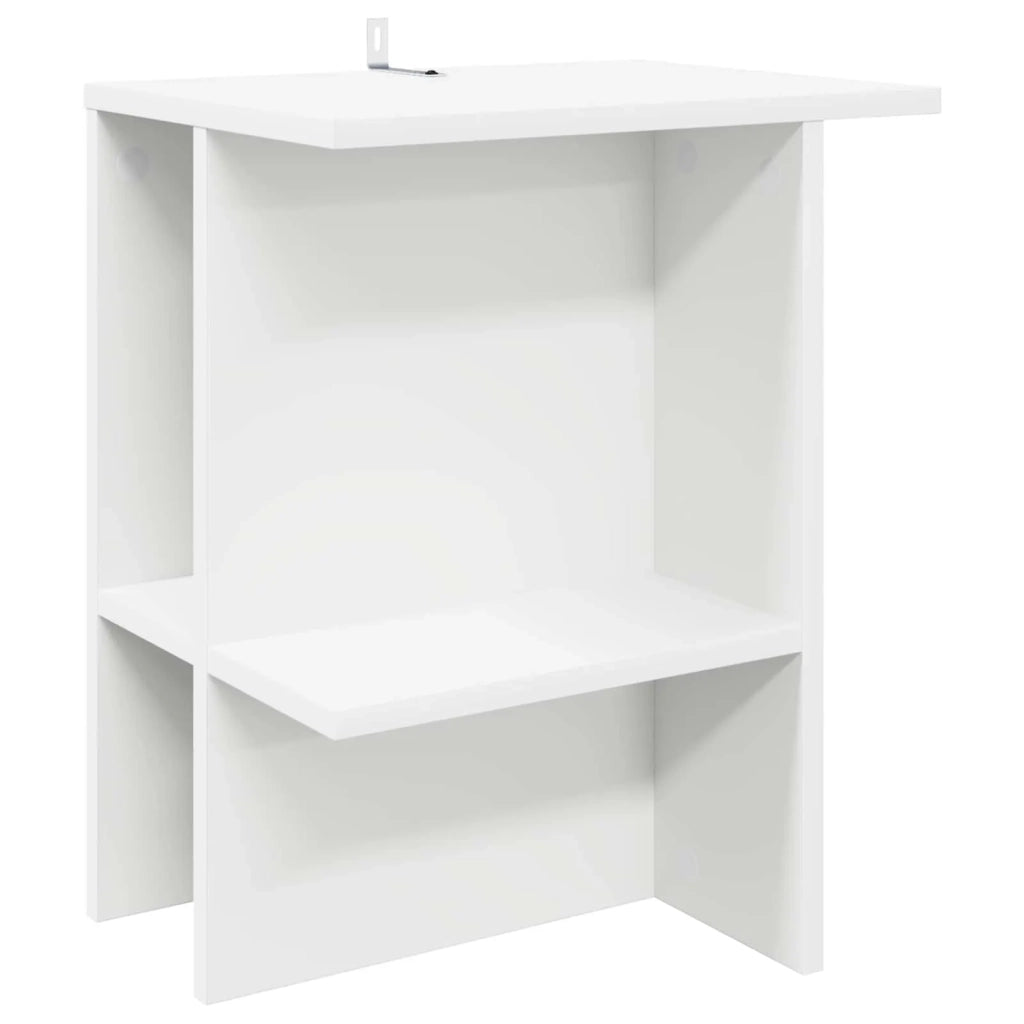 Tavolino da salotto Bianco 40 x 30 x 49 cm Legno ingegnerizzato
