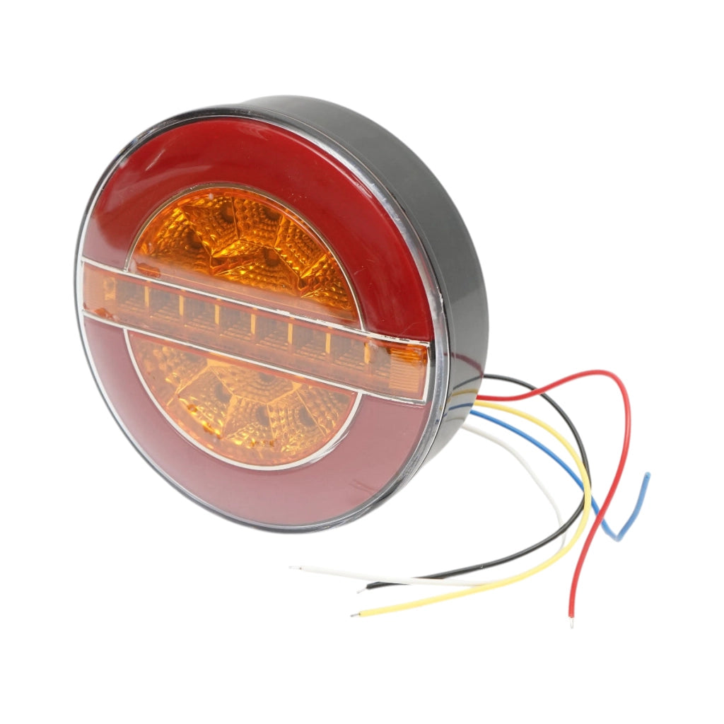 Luce freno posteriore rotonda LED 12V/24V universale 140x40mm Breckner Germany