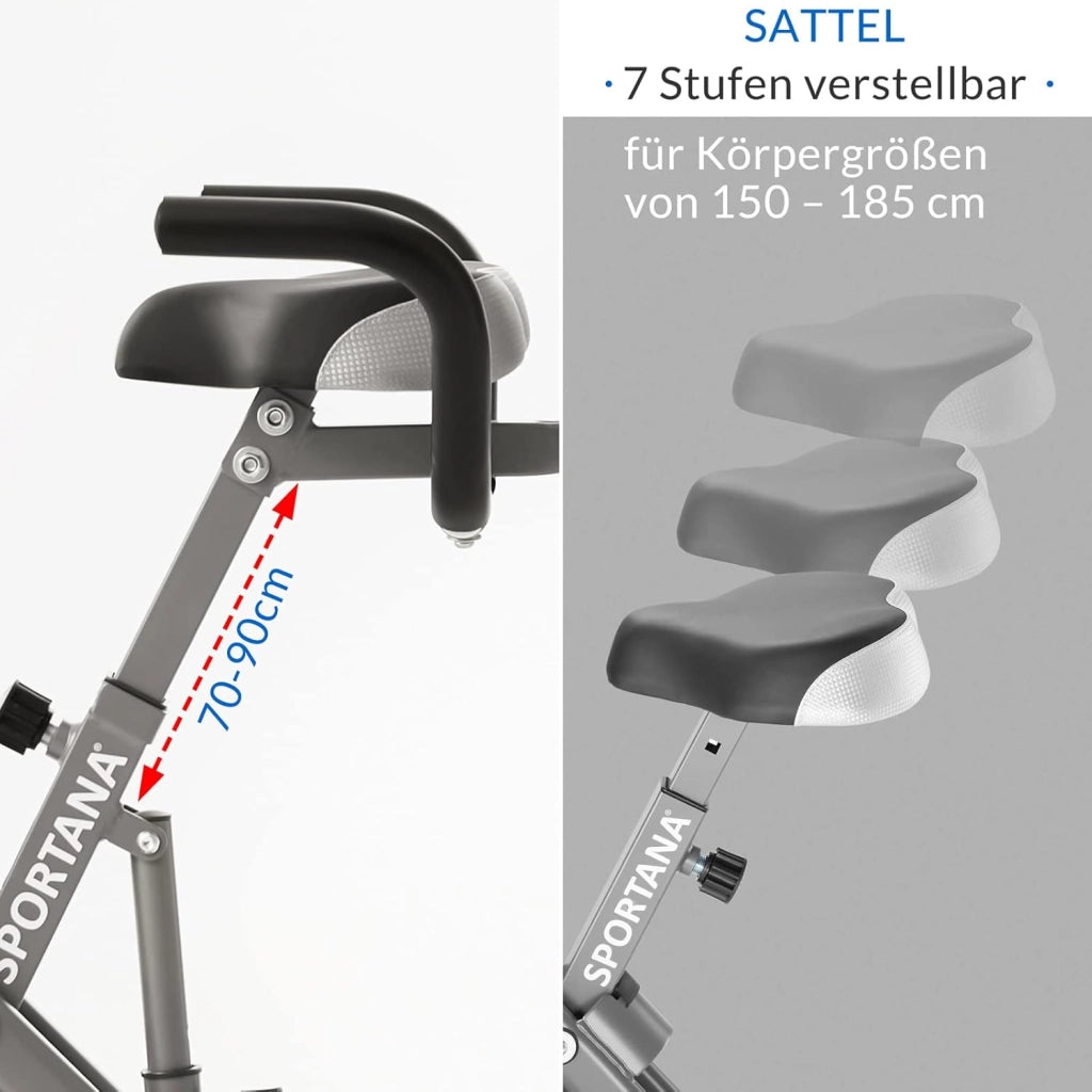 Bici Elettrica EAGLE 4 4in1, Cyclette da Casa con Ergometro, App, Display LCD, Attrezzi Palestra Casa Pieghevole Regolabile in Altezza con Fasce Elastiche Fitness 16 Livelli Di Resistenza