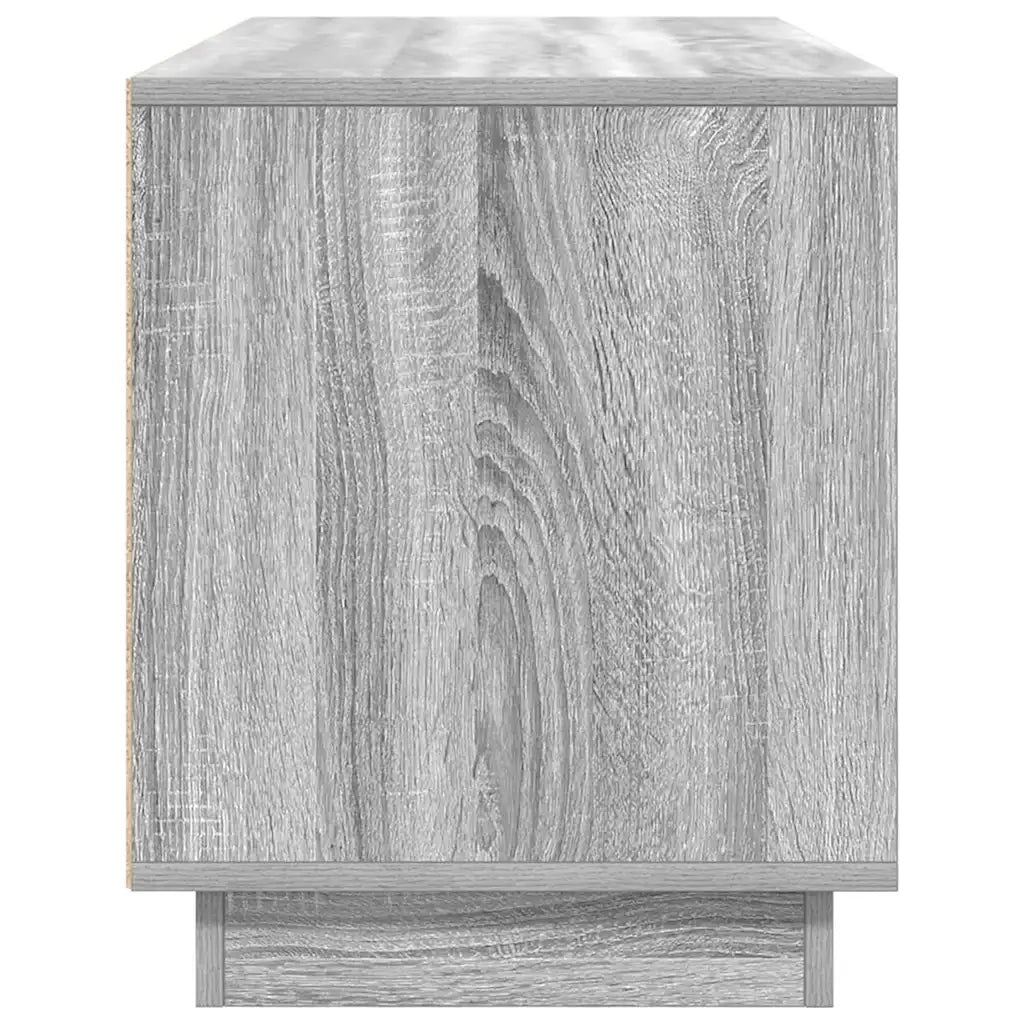 Mobile Porta TV con Luci LED Grigio Sonoma 100x41x50 cm