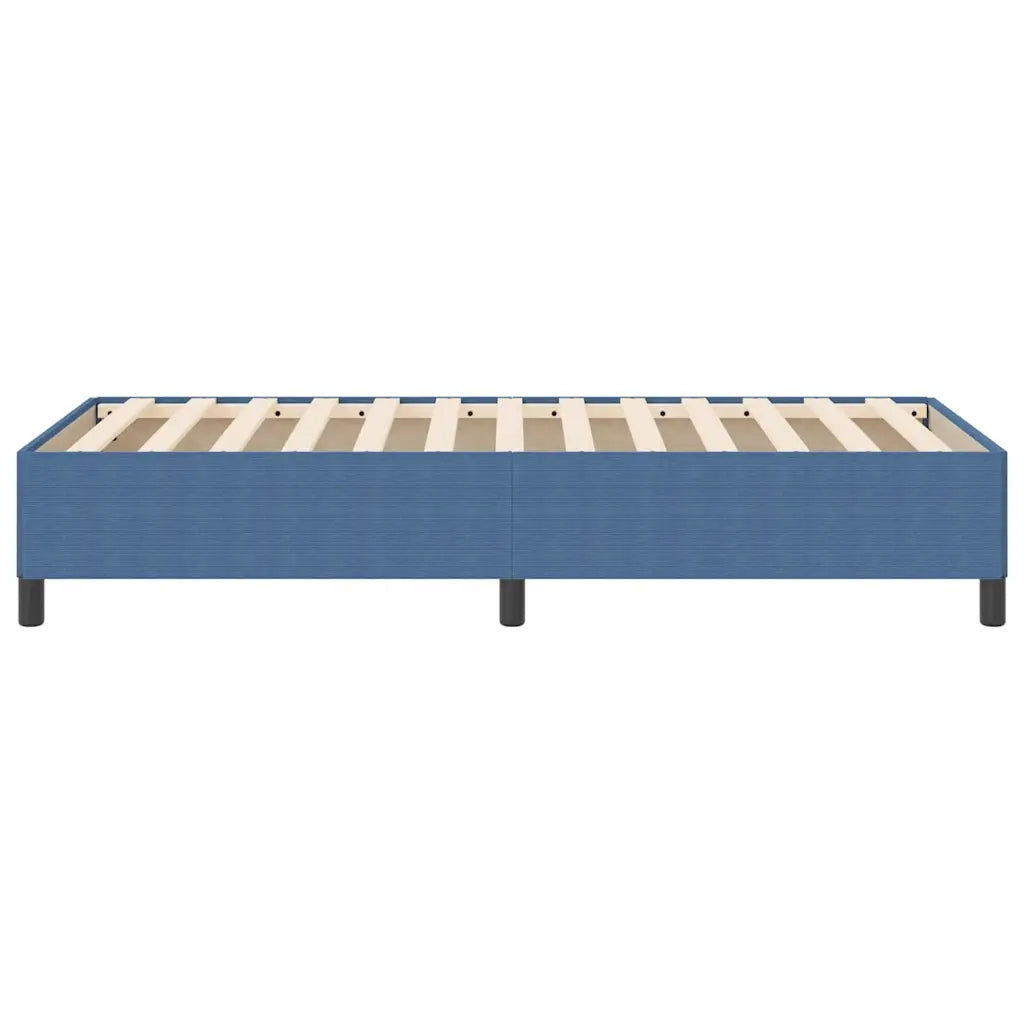 Letto a molle Blu 90 x 200 cm Tessuto in Cords 42006950